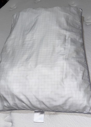 Gri Düz Yastık - Görsel 2