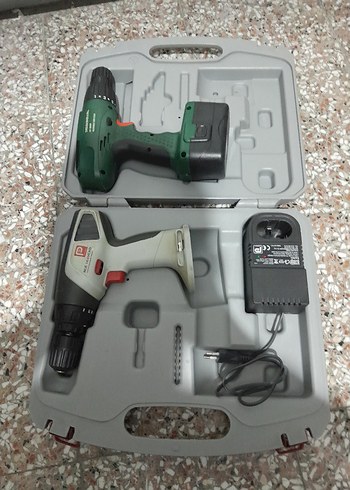 2 adet Şarjlı Matkap Seti, Taşınabilir Kutulu - Görsel 3