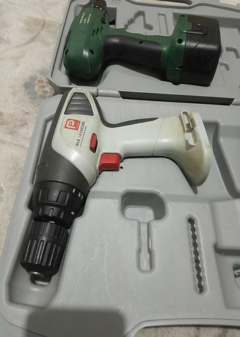 2 adet Şarjlı Matkap Seti, Taşınabilir Kutulu - Görsel 2