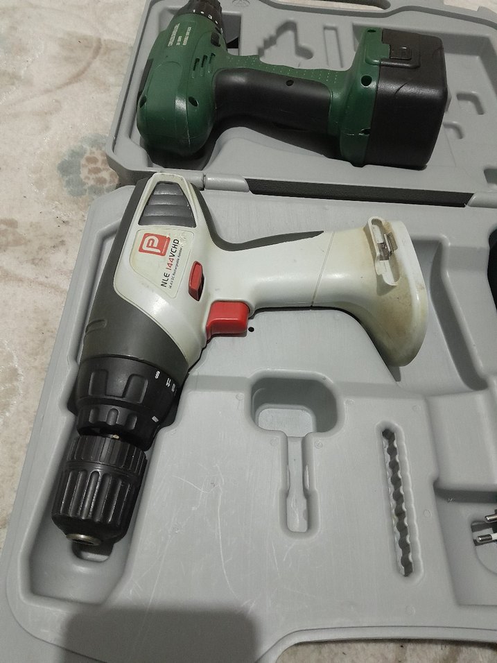 2 adet Şarjlı Matkap Seti, Taşınabilir Kutulu - Görsel 2