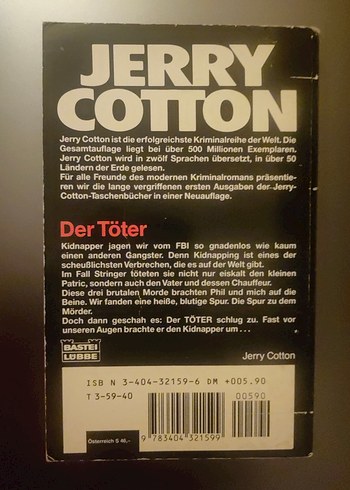 Jerry Cotton - Der Töter Polisiye Roman - Görsel 2
