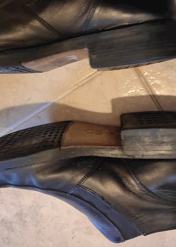 Pedro Camino Siyah Deri Ayakkabı  40 Numara - Görsel 5