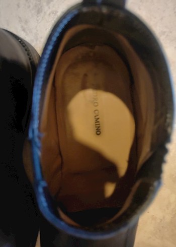 Pedro Camino Siyah Deri Ayakkabı  40 Numara - Görsel 3