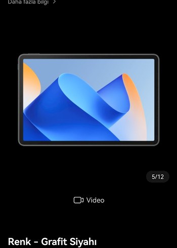 HUAWEI MatePad 11 2023 + Klavye - Grafit Siyahı - 128