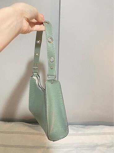 su yeşili kol çantası - Görsel 3