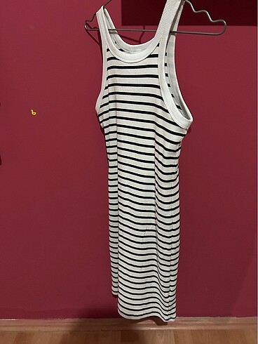 H&M Elbise Halter Yaka
