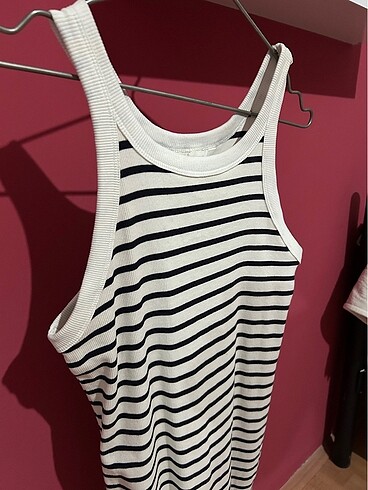 m Beden H&M Elbise Halter Yaka