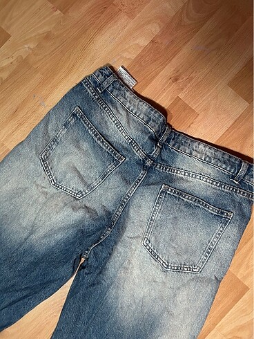 40 Beden mavi Renk Bershka Baggy Jean vintage