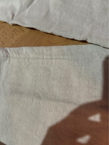 38 Beden ten rengi Renk H&M Keten Pantolon