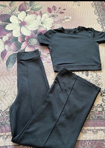 Gri Mini Denim Kadın Kumaş Pantolon - Görsel 3