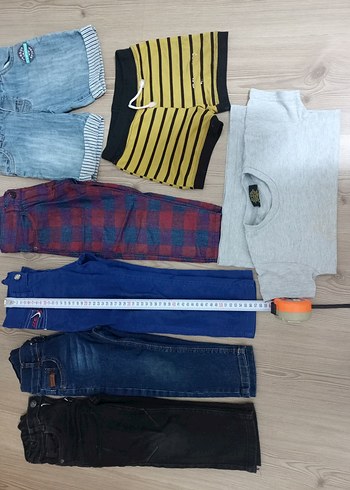 Erkek Çocuk Elastik Bel Koyu Mavi Kot Pantolon - Görsel 2