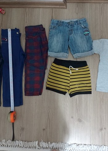 Erkek Çocuk Elastik Bel Koyu Mavi Kot Pantolon - Görsel 3