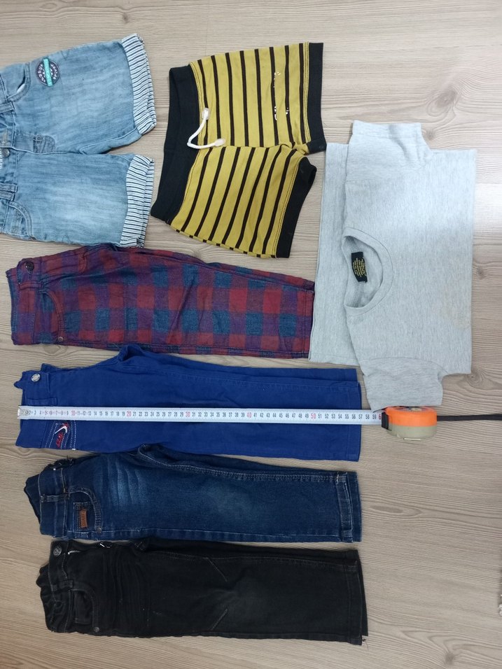 Erkek Çocuk Elastik Bel Koyu Mavi Kot Pantolon - Görsel 2