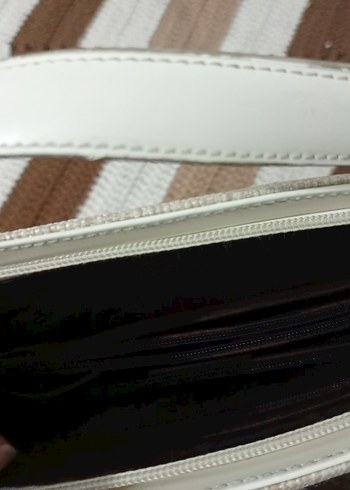 Bej Pliseli Kadın Çanta - Görsel 2