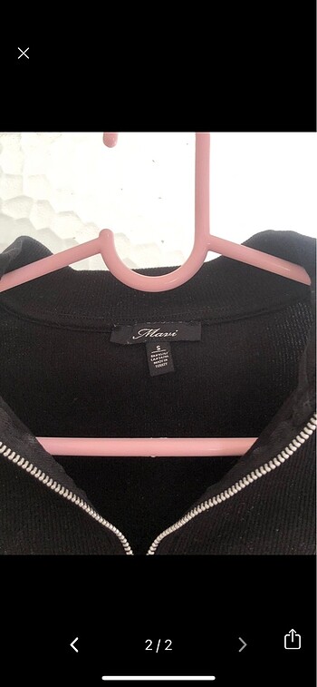 Mavi Jeans MAVİ SİYAH CROP BLUZ