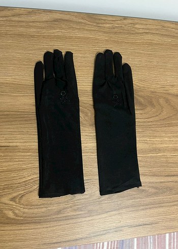 Siyah Kadın Eldiveni Velcro Kapatmalı - Görsel 2