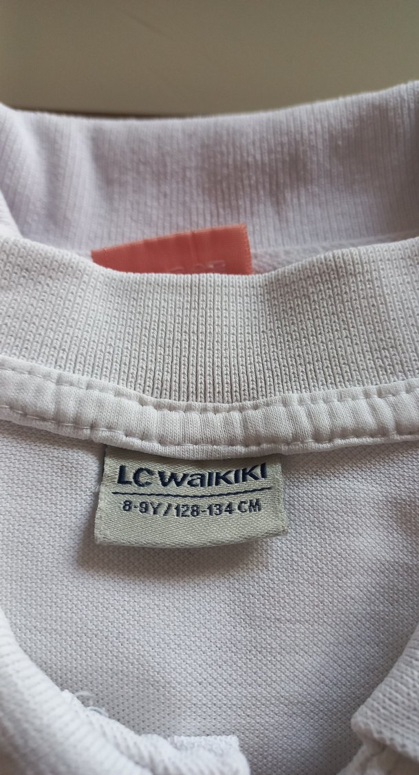 Beyaz Erkek Çocuk Polo Tişört - Görsel 4