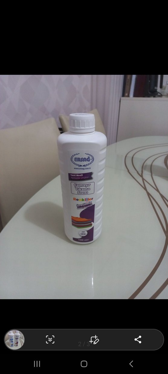 Ersag Renkliler ve beyazlar icin sivi deterjan 1000 ml - Görsel 2