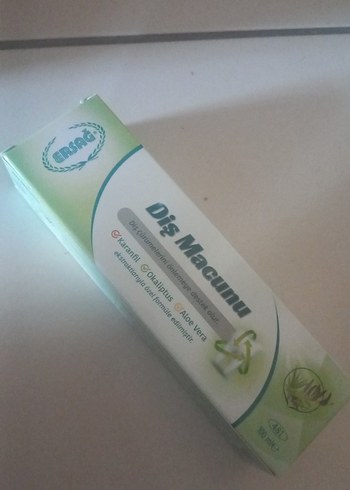 Ersag Aloe Vera Diş Macunu 50 ml