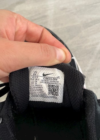 Nike Siyah Pembe Bağcıklı Spor Ayakkabı ORJİNAL - Görsel 3