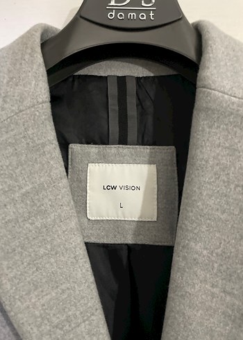 Gri Düğmeli Erkek kaşe kaban sıfırdır - Görsel 2