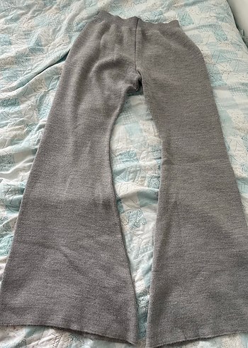 Gri triko pantolon - Görsel 2