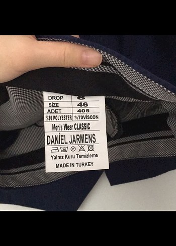 Mor Desenli Erkek Yelek Jarmens - Görsel 3