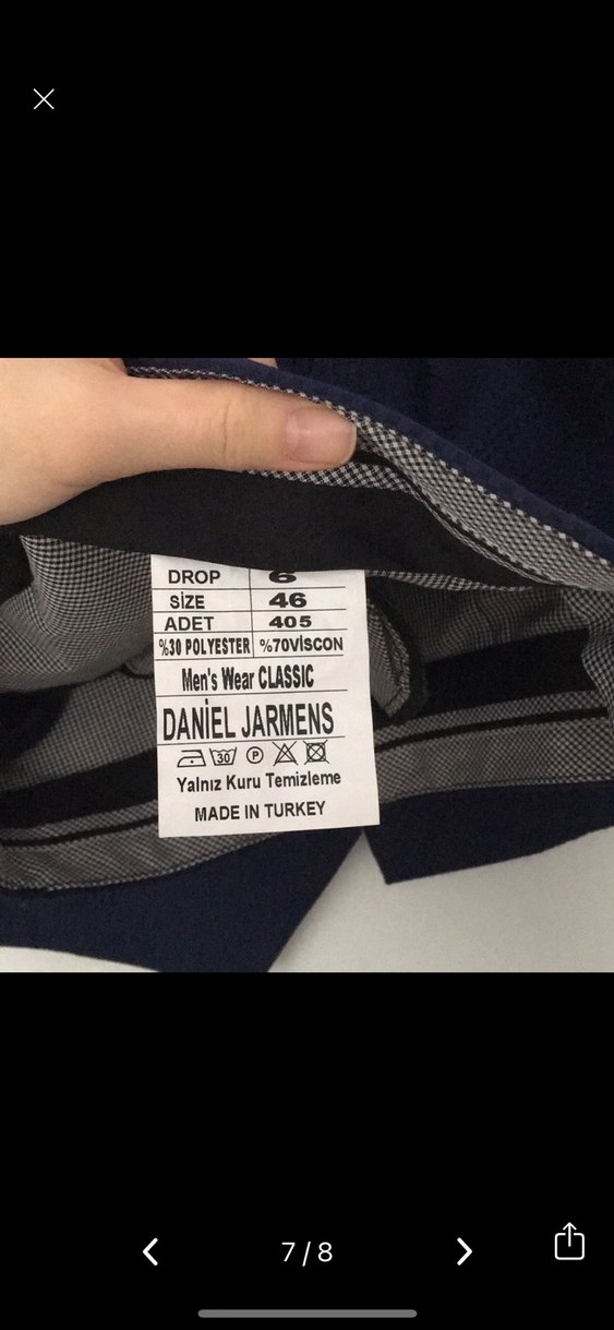 Mor Desenli Erkek Yelek Jarmens - Görsel 3