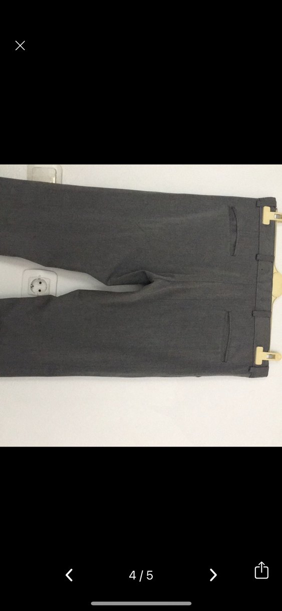 Gri Regular Fit Erkek Denim Pantolon - Görsel 4