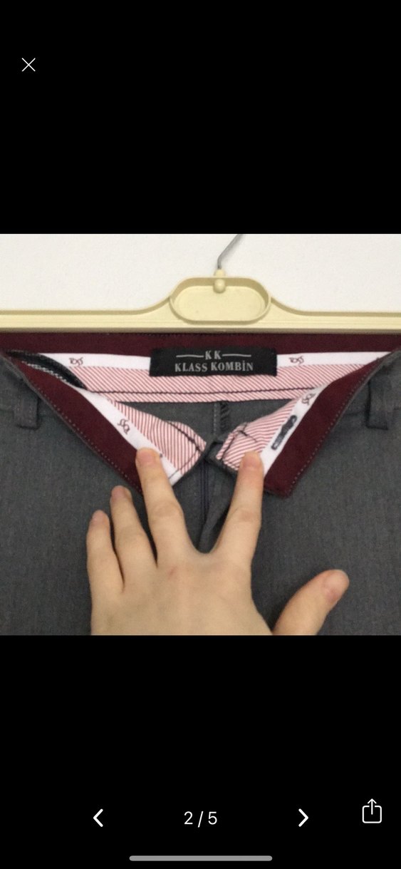 Gri Regular Fit Erkek Denim Pantolon - Görsel 2