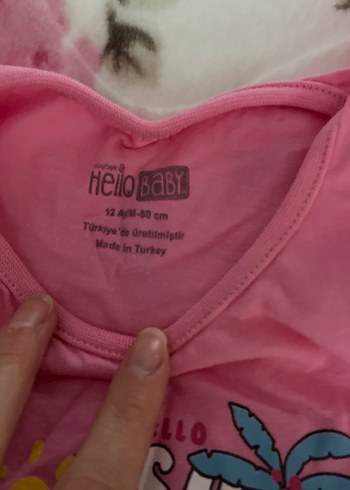 Kız Çocuk Pembe Fırfırlı Askısız Tişört - Görsel 6