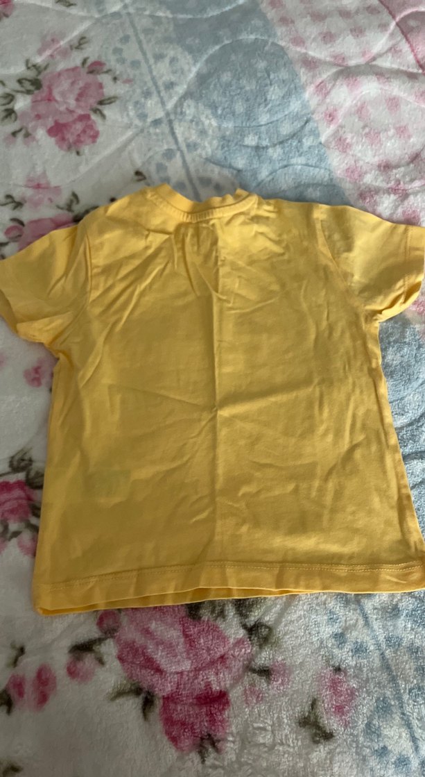 Kız Çocuk Pembe Fırfırlı Askısız Tişört - Görsel 4