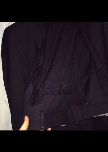 Bordo Erkek Uzun Kollu Düğmeli Takım Elbise - Görsel 4