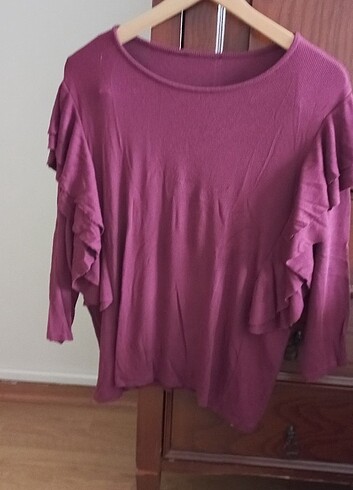 Mavi uzun kollu tshirt