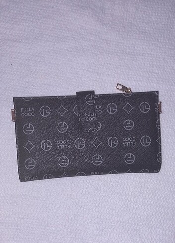 Kadın telefon bölmeli suni deri büyük boy cüzdan