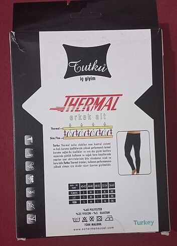 xl Beden Tutku erkek termal tayt