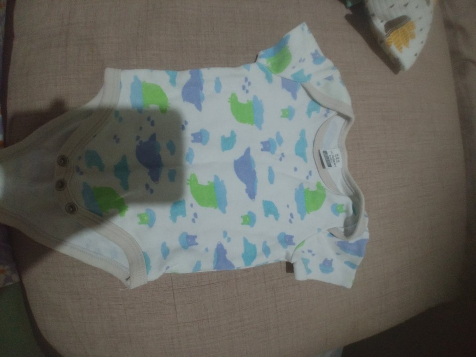 Bebek Kız Uzun Kollu Beyaz Body - Görsel 3