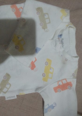 Uzun Kollu Fil Desenli Bebek Zıbını - Görsel 4