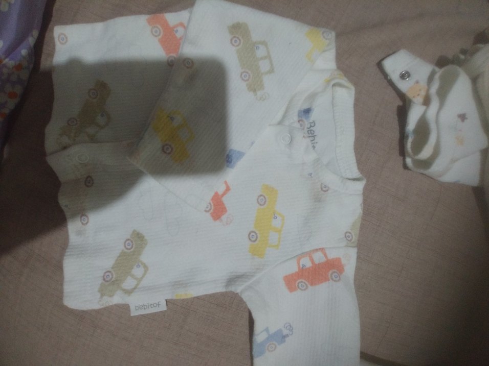 Uzun Kollu Fil Desenli Bebek Zıbını - Görsel 4