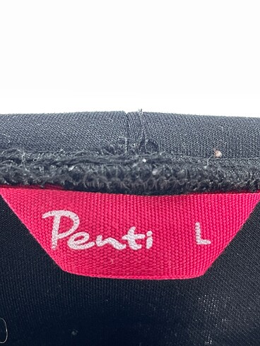 l Beden siyah Renk Penti Sweatshirt %70 İndirimli.