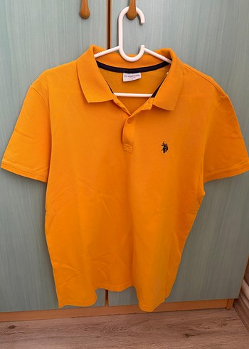U.S. Polo Assn. Erkek Sarı Polo Tişört