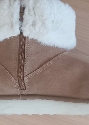 37 Beden camel Renk Bej Kürklü Mango Bot