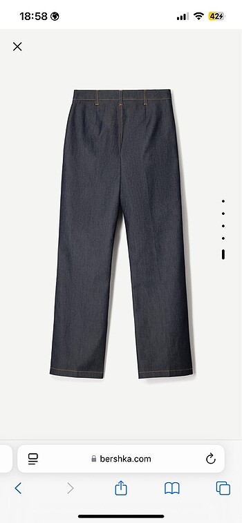 38 Beden Düşük bel bootcut pantolon