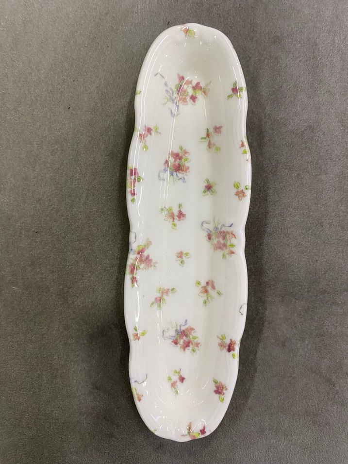 Beyaz Seramik Limon Desenli Tabak - Görsel 5