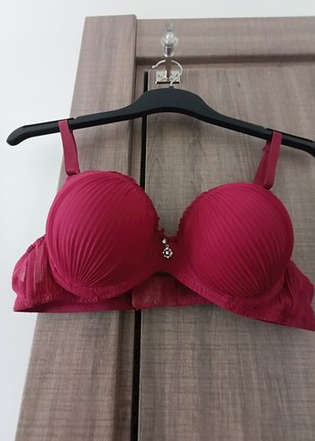 Bordo Modern Klasik Sütyen 85 B