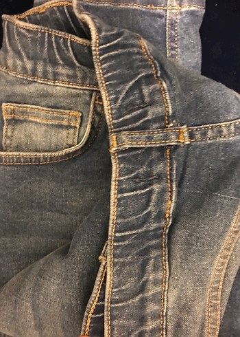 Kadın Lacivert Midi Boy Dar Kesim Kot Pantolon - Görsel 3