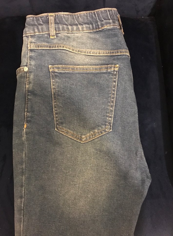 Kadın Lacivert Midi Boy Dar Kesim Kot Pantolon - Görsel 2