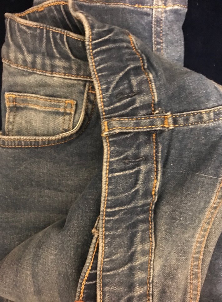 Kadın Lacivert Midi Boy Dar Kesim Kot Pantolon - Görsel 3