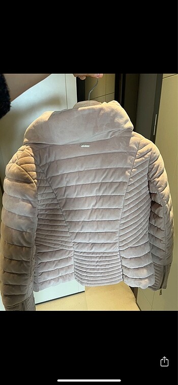 l Beden Guess L beden uçuk pembe mont/ su itme özellikli kumaş