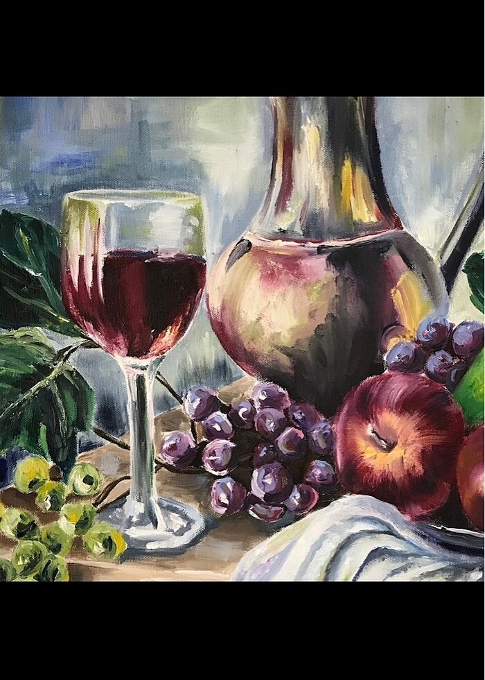 Natürmort Yağlı Boya Tablo - Görsel 2